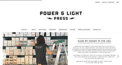 Desktop Screenshot of powerandlightpress.com